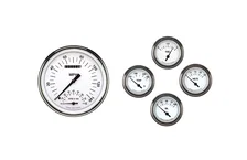 1961 - 1966 Ford Econonline Van Gauge Set White Hot image 1