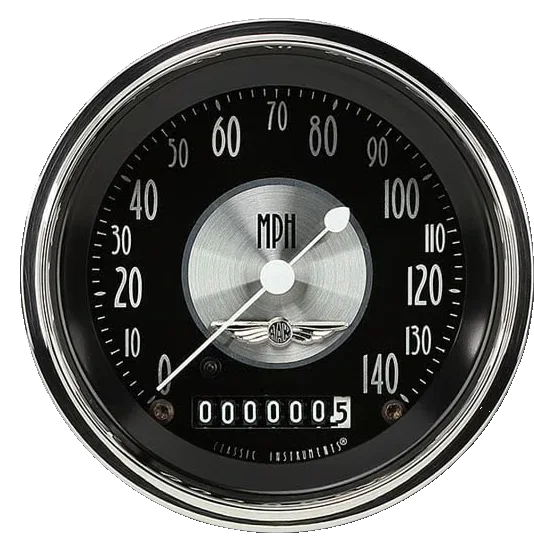 All American Tradition 3-3/8" Speedometer Gauge