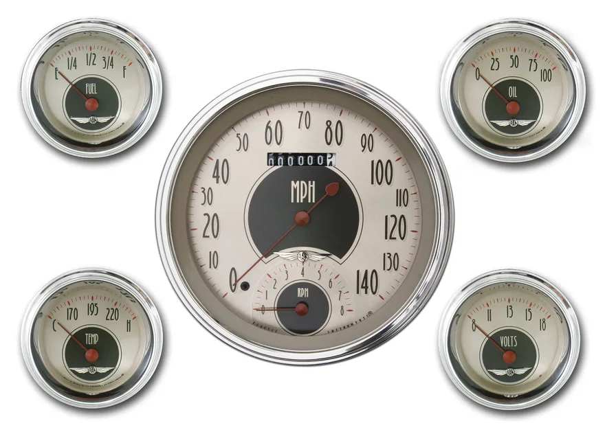 American Nickel Five Gauge Set