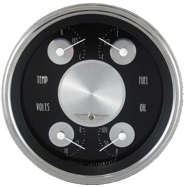 All American Tradition 4-5/8" Quad Gauge