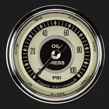 Nostalgia VT 2-1/8" Oil Pressure Gauge image 1