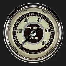 Nostalgia VT 2-1/8" Cylinder Head Tempature Gauge image 1