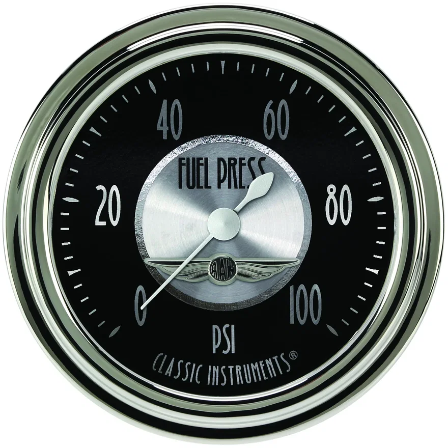 All American Tradition 2-5/8" Fuel Pressure Gauge (100 PSI)