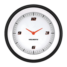 Velocity White 3-3/8" Clock image 1