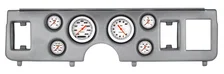 1979-86 Mustang Velocity White Full Sweep 6 Gauge Set Ford image 1