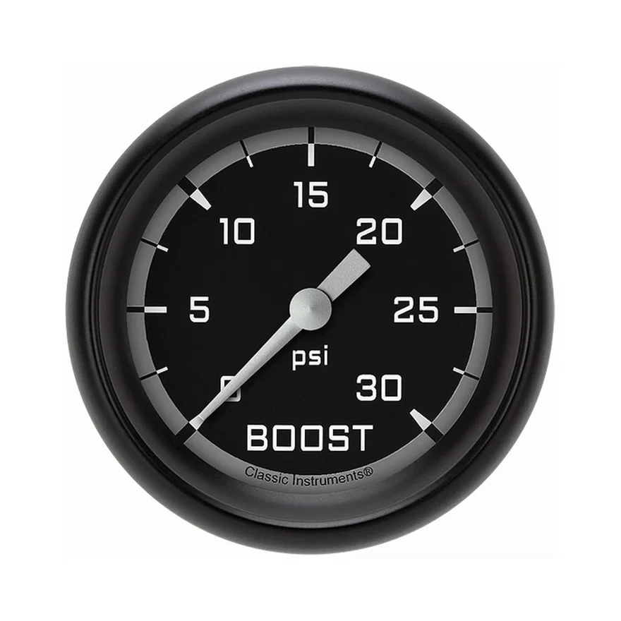 Autocross Gray 2-5/8" Boost Gauge (30 PSI)