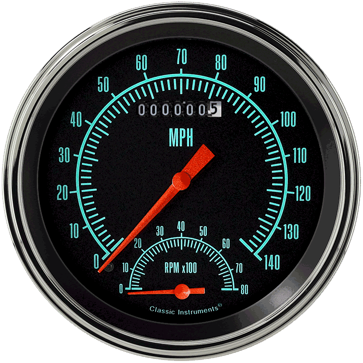 G/Stock 5" Speedtachular Speedometer Gauge
