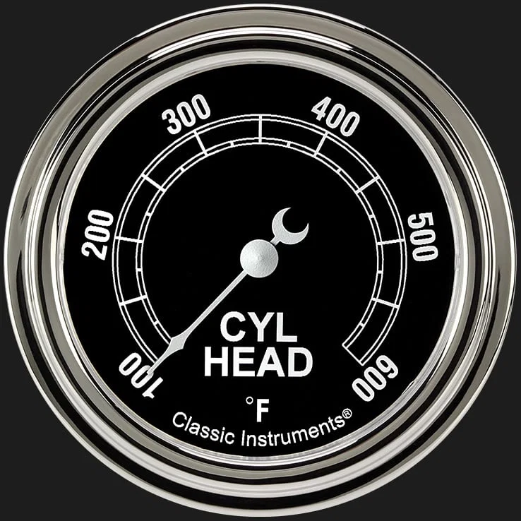 Traditional 2-5/8" Cylinder Head Tempature Gauge