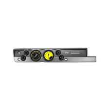 1967-69 Plymouth Barracuda AutoCross Yellow Six Gauge Set image 1