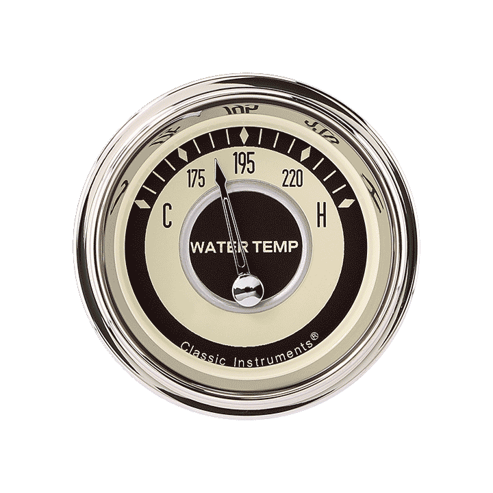 Nostalgia VT 2-1/8" Water Temperature Gauge