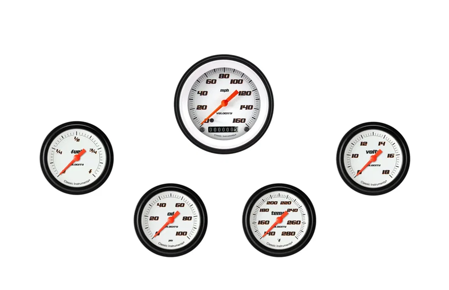 Velocity Black Five Gauge Set