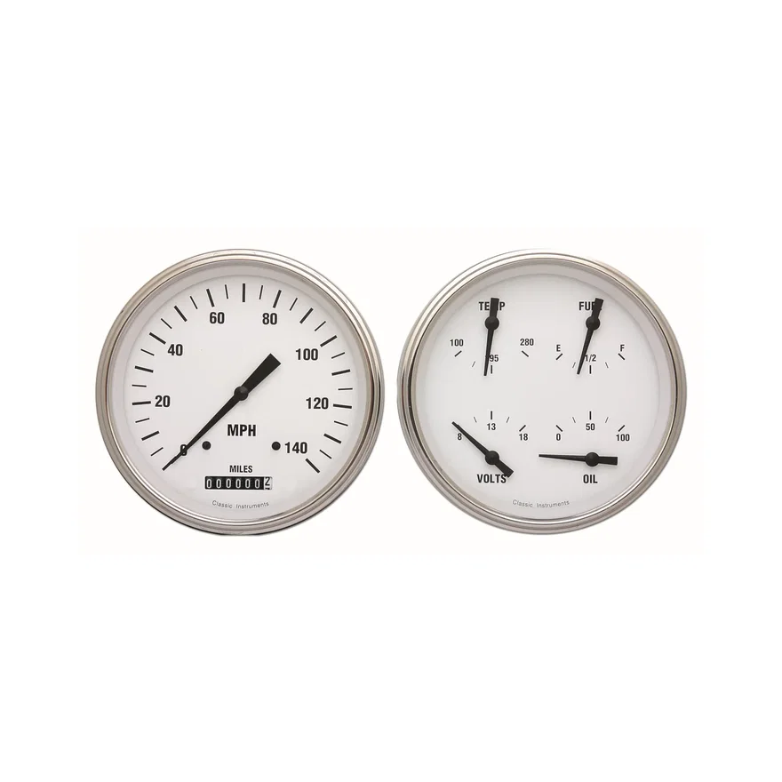 White Hot Two Gauge Set