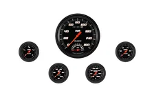 Velocity Black Five Gauge Set image 1