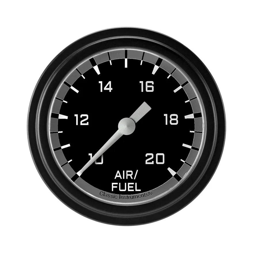 Autocross Gray 2-5/8" Air Fuel Ratio Gauge