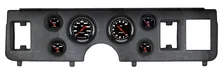 1979-86 Mustang Velocity Black 6 Gauge Set Ford image 1