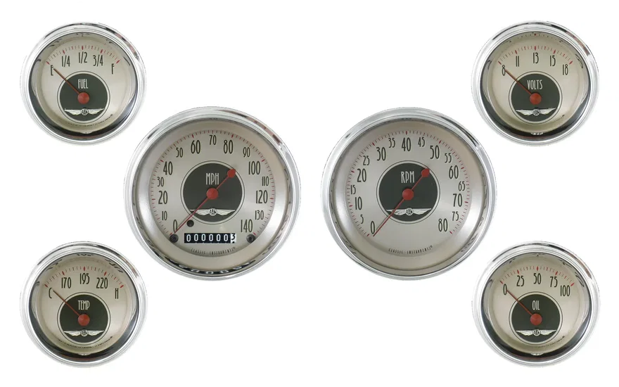American Nickel Six Gauge Set - GM