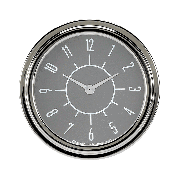 6-Pack Matching Gray 2-5/8" Clock