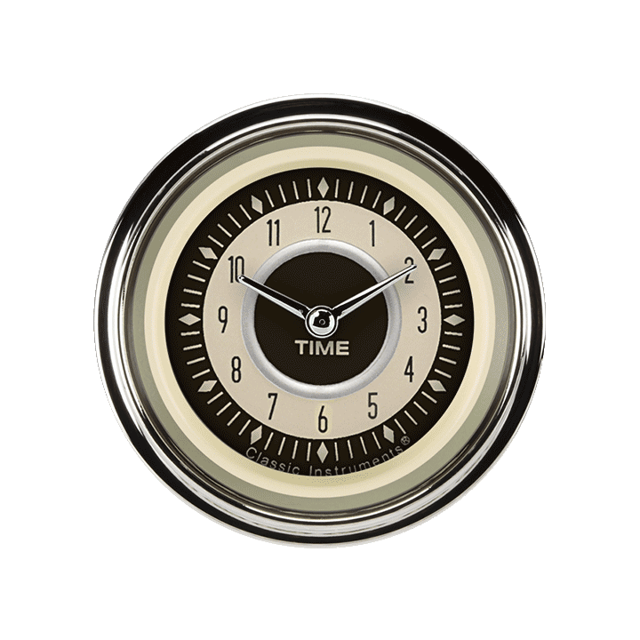 Nostalgia VT 2-1/8" Clock