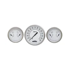 White Three Gauge Set image 1