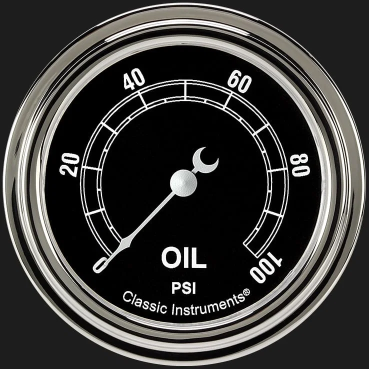 Traditional 2-5/8" Oil Pressure Gauge