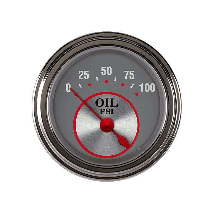 Silver Series 2-1/8" Oil Pressure