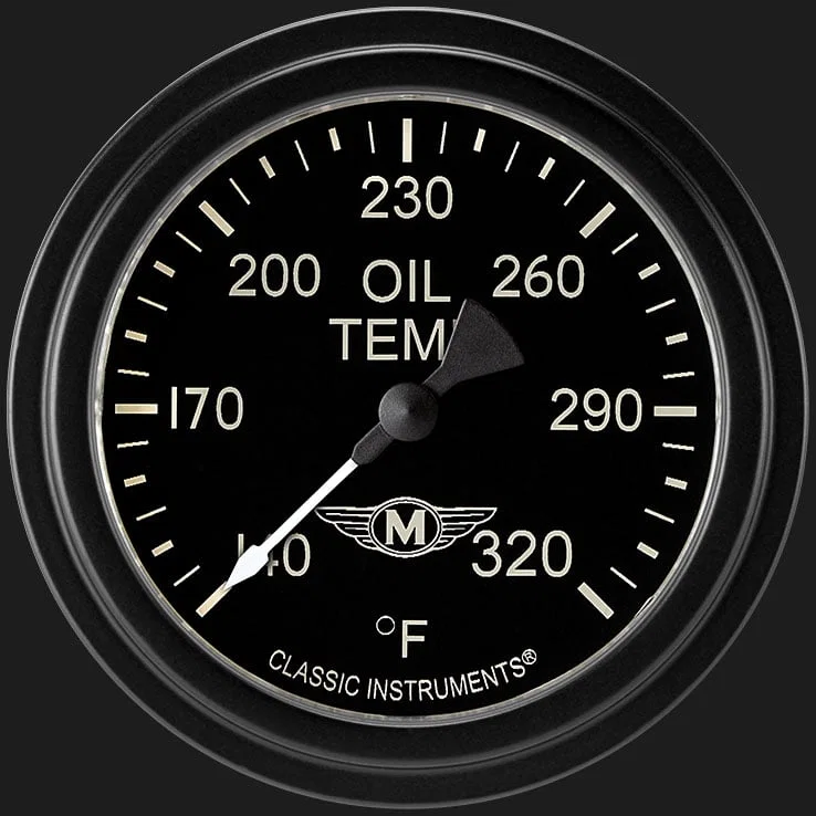 Moal Bomber 2-5/8" Oil Temperature Gauge