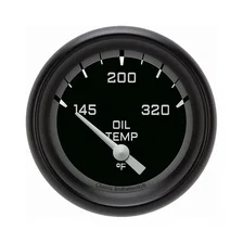 Autocross Gray 2-5/8" Oil Temperature Gauge image 1