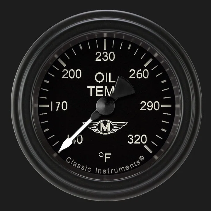 Moal Bomber 2-1/8" Oil Temperature Gauge