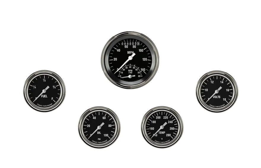 Hot Rod Five Gauge Set