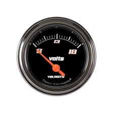 Velocity Black 2-1/8" Volt Gauge image 1