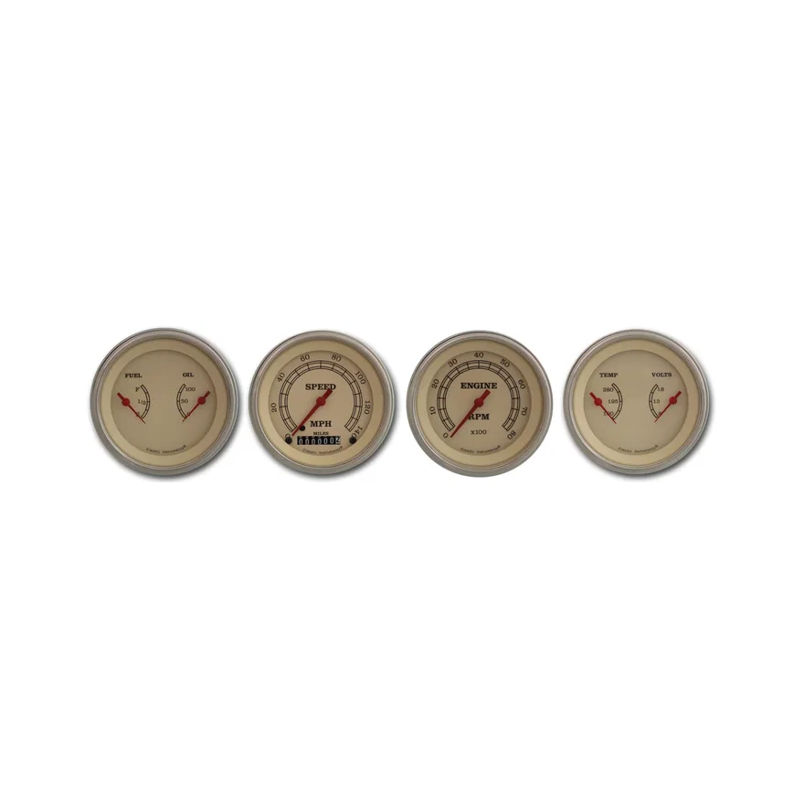 Vintage Series Four Gauge Set