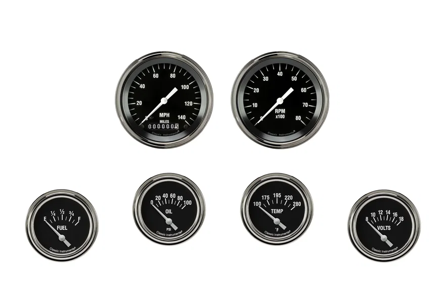 Hot Rod Six Gauge Set