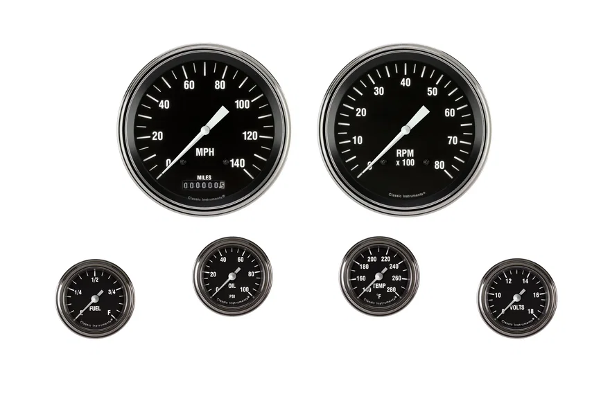 Hot Rod Six Gauge Set