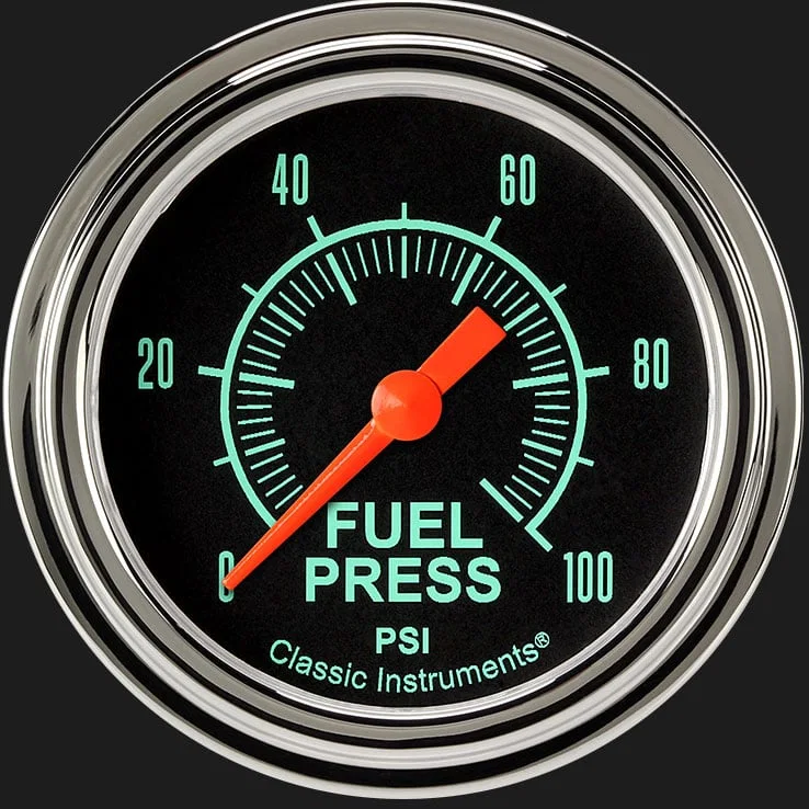 G/Stock 2-5/8" Fuel Pressure Gauge (100 PSI)