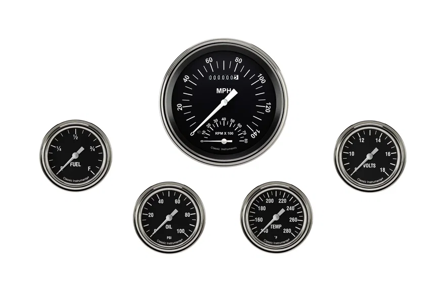 Hot Rod Five Gauge Set