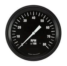 Hot Rod 5" Tachometer Gauge (8000 RPM) image 1