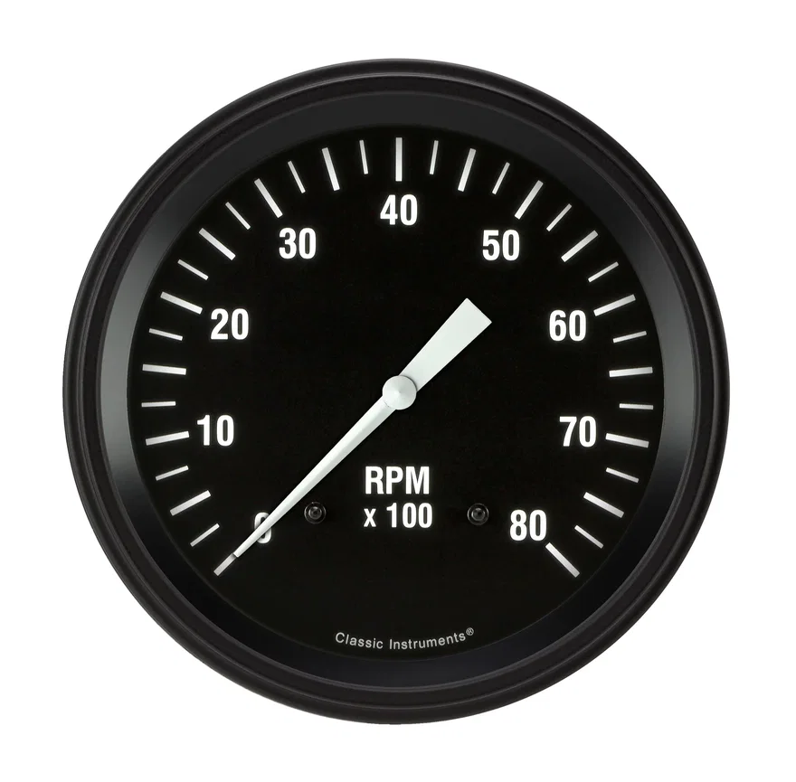 Hot Rod 5" Tachometer Gauge (8000 RPM)