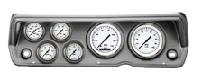 1970-76 Duster White Hot Full Sweep Six Gauge Set Mopar image 1