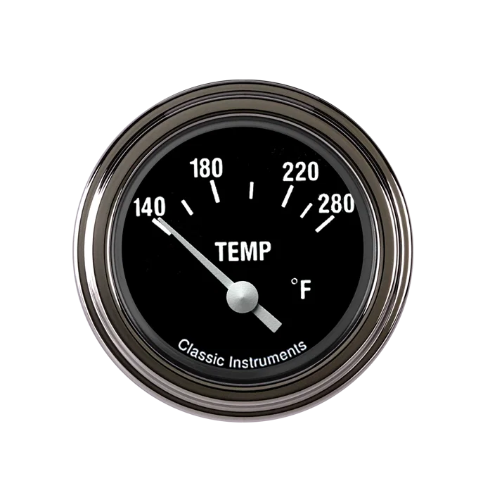 Hot Rod 2-1/8" Water Temperature Gauge