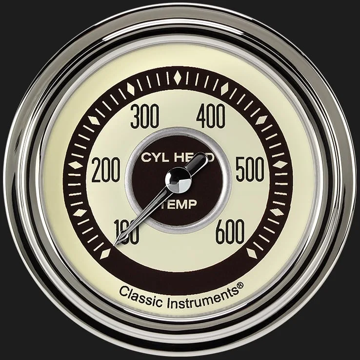 Nostalgia 2-5/8" Cylinder Head Temperature Gauge
