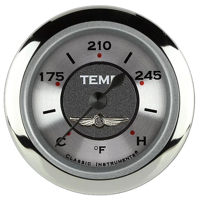 All American 2-1/8" Full Sweep Water Temperature Gauge
