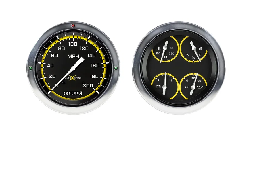 1954-55 AutoCross Yellow Chevy Truck 5" Speed/Quad-LS