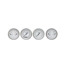 White Four Gauge Set image 1