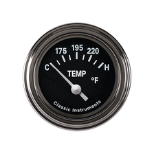 Tetra 2-1/8" Black Water Temperature Gauge image 1