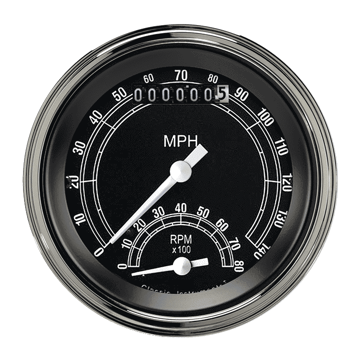 Traditional 3-3/8" Ultimate Speedometer Gauge
