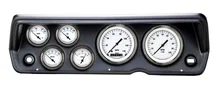 1970-76 Duster White Hot Six Gauge Set Mopar image 1