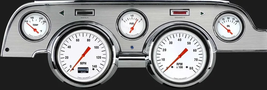 White Hot 1967-68 Mustang