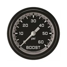 Autocross Gray 2-5/8" Boost Gauge (60 PSI) image 1
