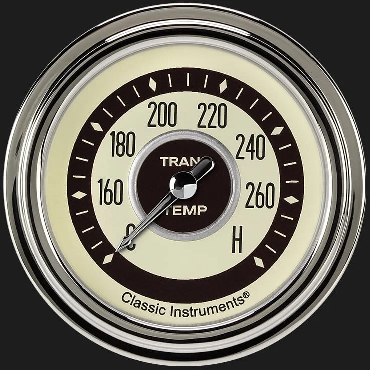 Nostalgia VT 2-5/8" Transmission Temperature Gauge