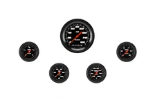 Velocity Black Five Gauge Set image 1